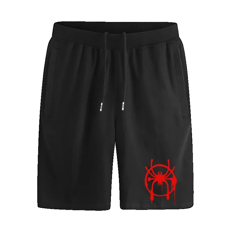 

Аниме параллельный вселенный человек узор принт спортивные фитнес чистый хлопок пять очков свободные повседневные мужские шорты большого размера