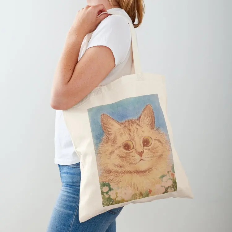 

louis wain Tote Bag supermarket folding bag Fabric bag personalized tote bags for women