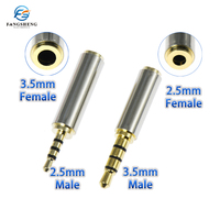 1-10PCS 3.5mm to 2.5mm / 2.5 mm to 3.5 mm Adapter Converter Stereo Audio Headphone Jack High Quality