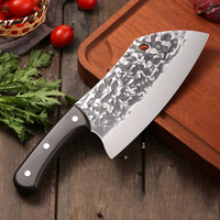 Household Handmade Forged Traditional Kitchen Knife Meat and Vegetable Cutter Knives Sharp Slicing Knives Kitchen Utensil
