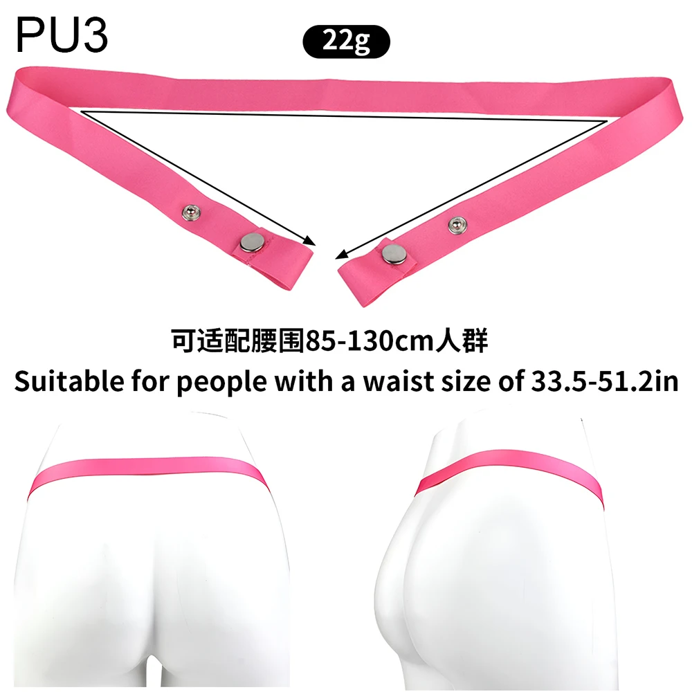 QKKQ Adjustable Chastity Belt For Penis Cage Elastic Strap Body Bondage Pleasure Accessories BDSM Sex Tool For Couple Erotic Toy - view 2