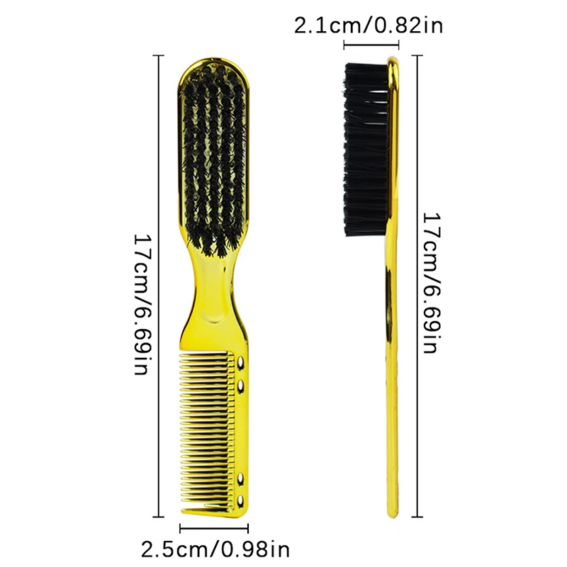 Beard Comb For Men Professional Mustache Brushes Double End Beard Brush And Comb Oil Head Beard Shaping Tool Accessories