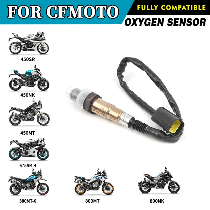 For CFMOTO 800MT Oxygen Sensor CF800MT CF800-5 450SR/NK/MT 675SR-R 800MT-X 800NK 23-24 Motorcycle Original Parts