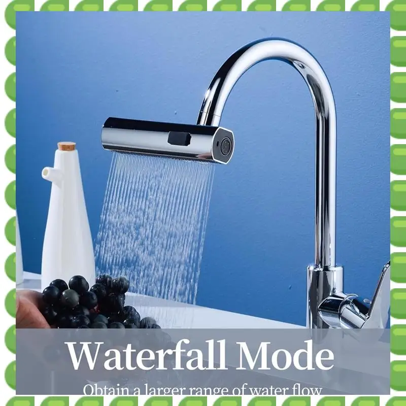 A04V Kitchen Faucets Withpull Down Sprayer Kitchen Sink Faucet 3 Mode Splash-Proof Nozzle Sink