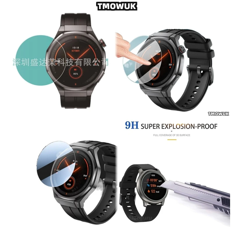 

For Honor Watch 5 Ultra Watch5 Shockproof Tempered Glass Screen Protector – 9H Hardness, Anti-Scratch, Full Coverage & Case Comp