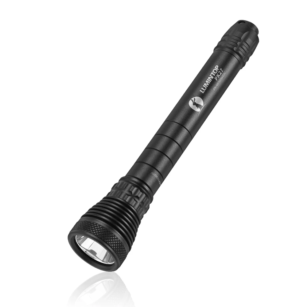 

Lumintop PK27 LED Flashlight 3 Lighting Modes 300lm Waterproof IP68 270m Long range Portable Torch For Outdoor Emergency Camping