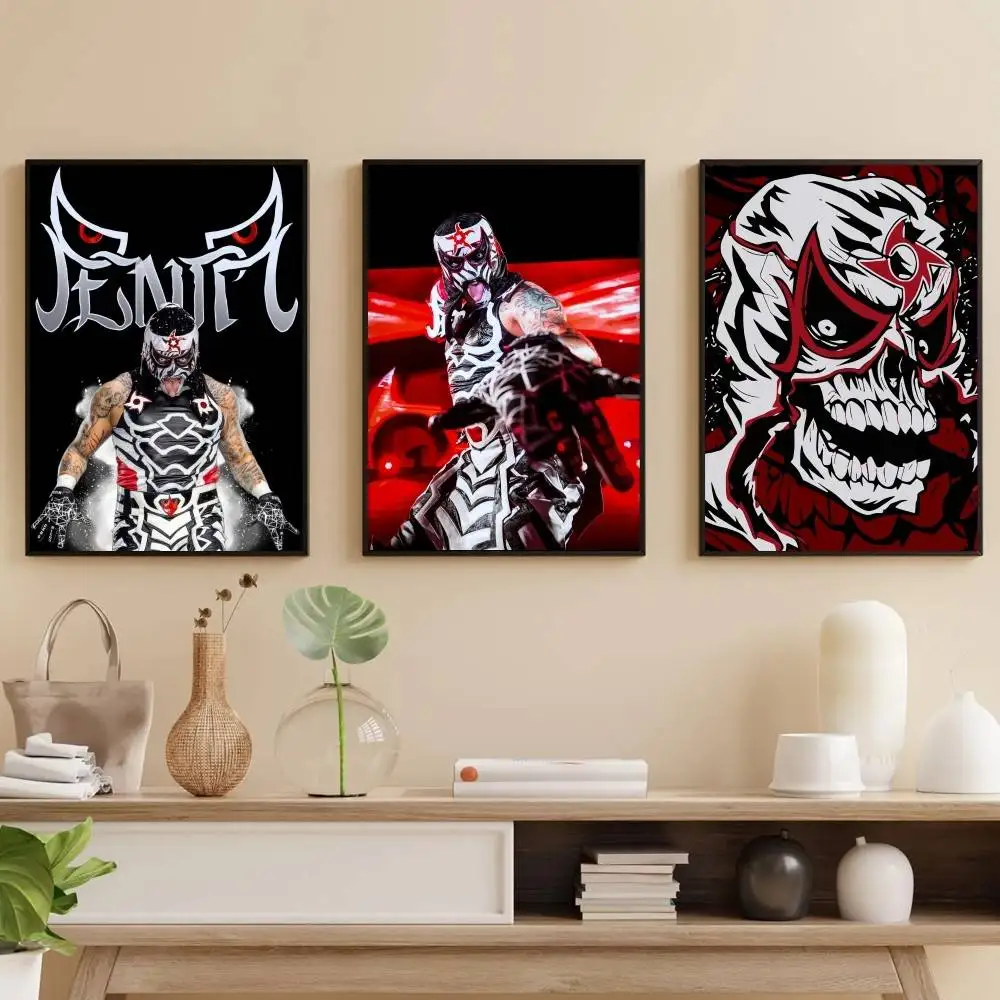 

P-Pentagon J-Jr Poster Self-adhesive Art Waterproof Paper Sticker Coffee House Bar Room