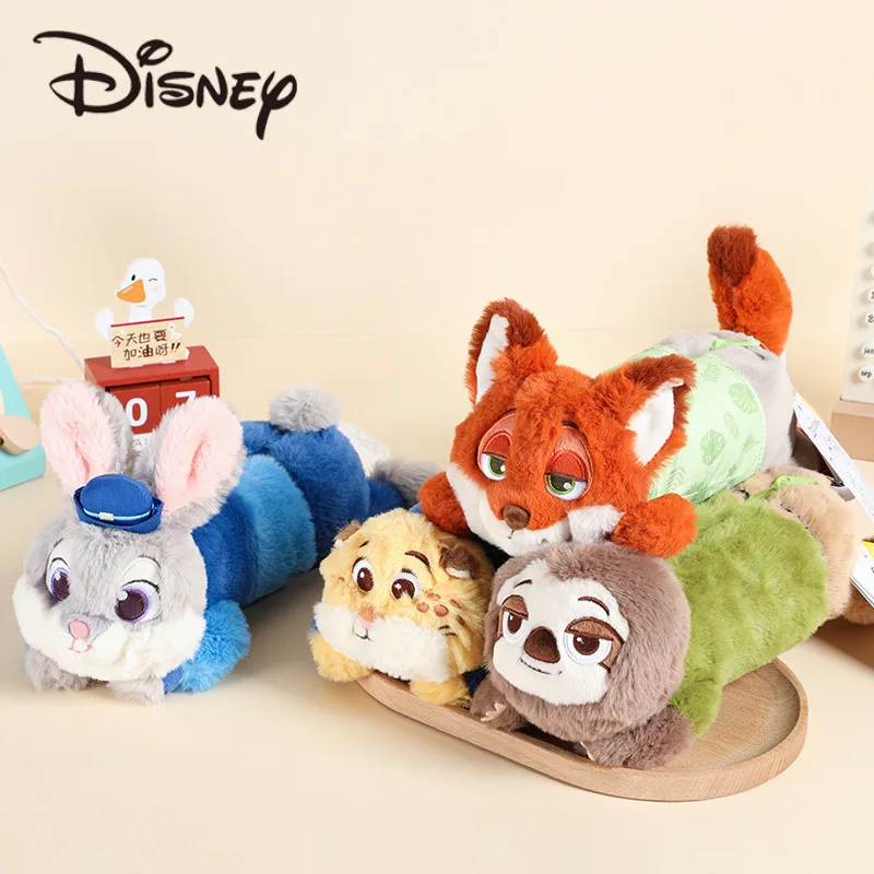 

Disney Zootopia Judynick Leopard Police Officer Vitality Storage Bag Plush Doll Pencil Bag Best Birthday Gift for Children