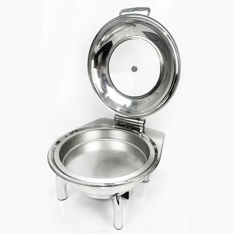 Stainless steel buffet stove rectangular hydraulic visual electric heating restaurant