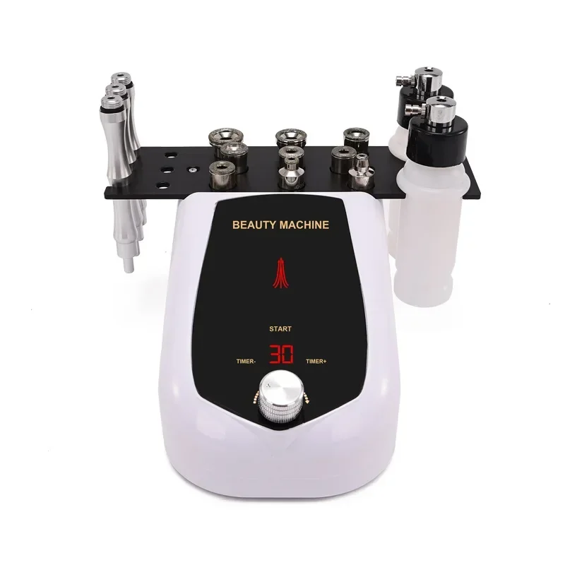 3 IN 1 Dermabrasion Facial Machine Diamond Micro-Derma-brasion Machine 0-68cmHg Suction Power Diamond Glow Facial Machine