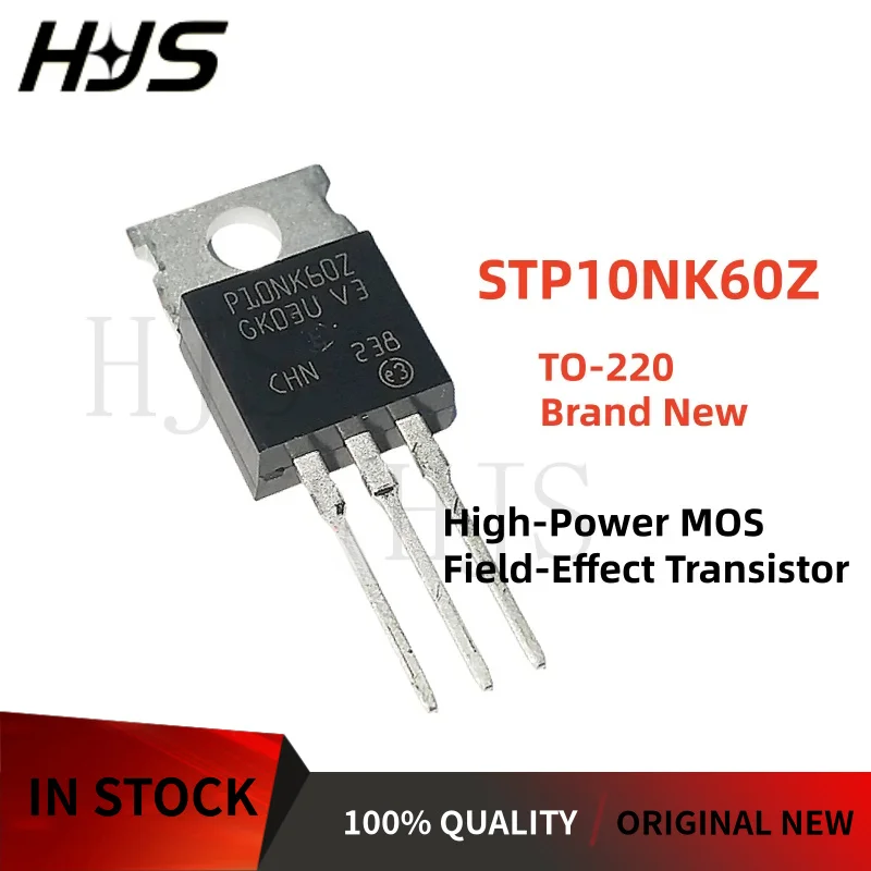 10Pcs New STP80NF70 STP10NK60Z STP55NF06 STP65NF06 STP55NF06L TO-220 80NF70 10NK60Z 55NF06 65NF06 55NF06L