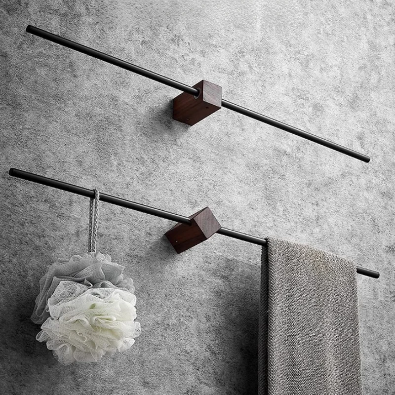 Black Bathroom Towe… - image