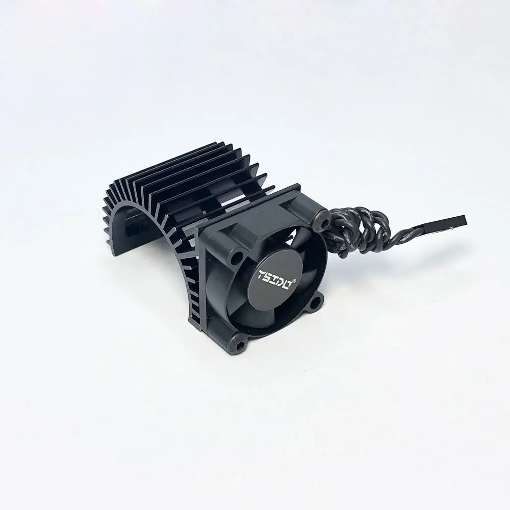 YSIDO couvercle de ventilateur de refroidissement pour dissipateur thermique pour voiture RC 540 550 3650 3660 3665 moteur électrique sans balais Wltoys 124017 124016   Pièces de modèle de voiture