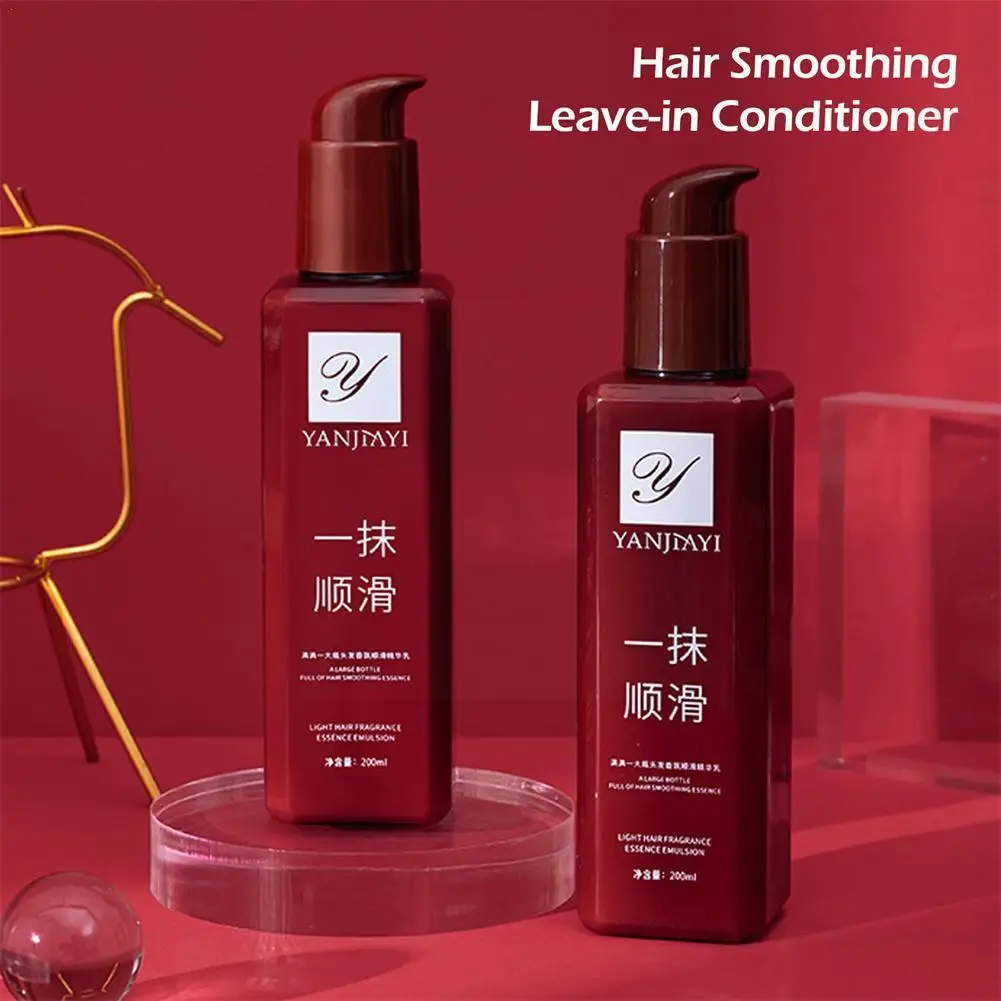 

Sdotter YANJIAYI Hair Smoothing Leave-in Conditioner Smooth Hair Essence Conditioner Cream Elastic Care Perfume Leave-in Treatme