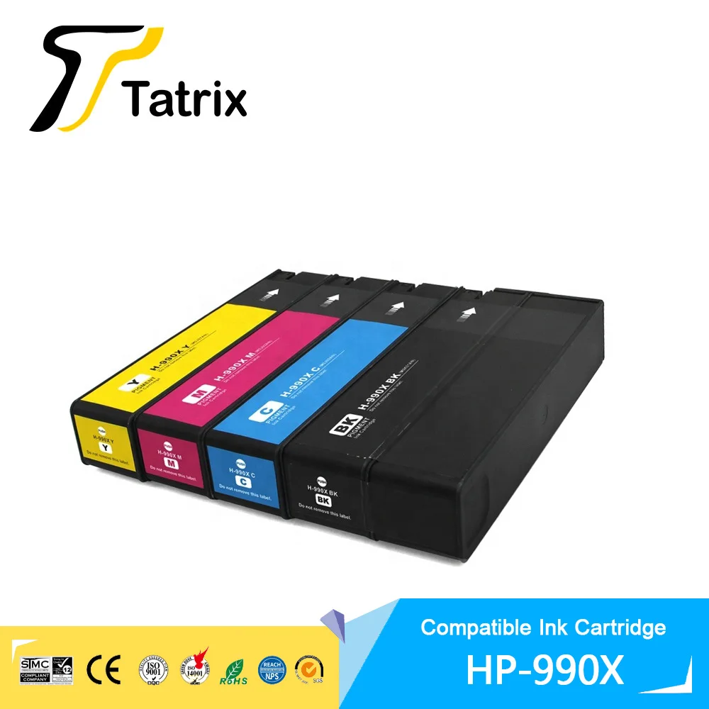 

Tatrix For HP 990 990X Premium Compatible Ink Cartridge For hp PageWide Pro 750dw/777z/MFP 772dn MFP 774dn/dns/779dn/dns/755DN