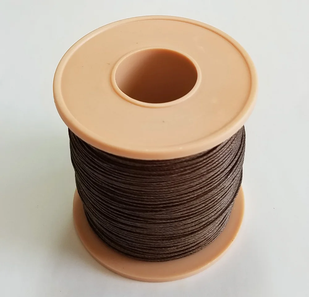 High quality Waterproof 100% Ramie waxed thread 200m/roll  twine cords for Leather sewing handmade accessory DIY