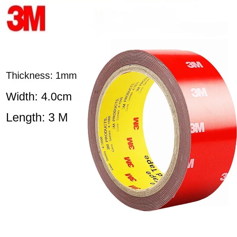3M VHB Starker doppelseitiger Klebstoff 3M 4229P 5–50 mm wasserdichtes, spurloses Schaumstoff-Klebeband für Auto, Zuhause, Innenbereich, hohe Temperatur
