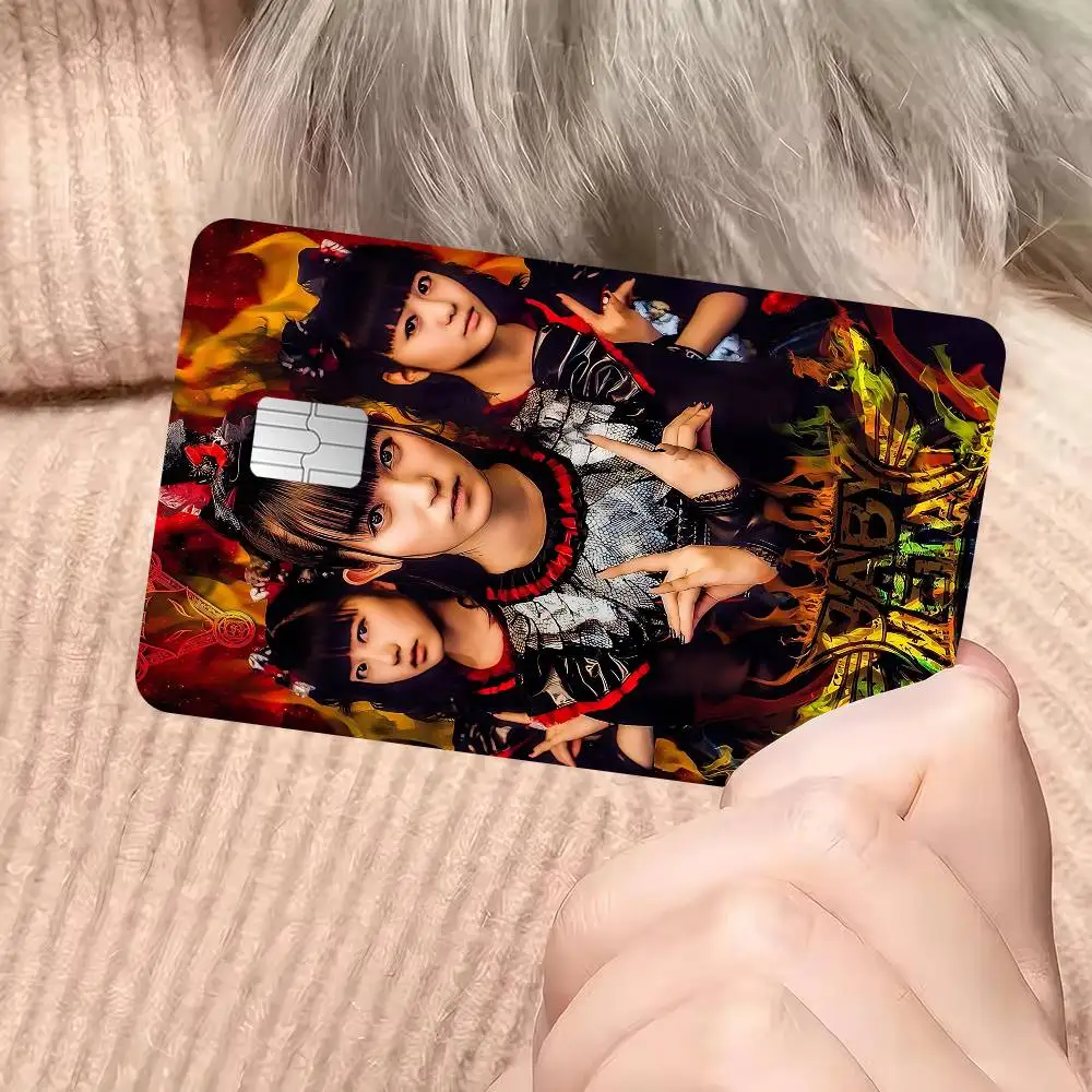 Japanese Band B-BABYMETAL 100% Hot Sale Amine Credit Debit Bank Card Bus Card Film Skin Sticker