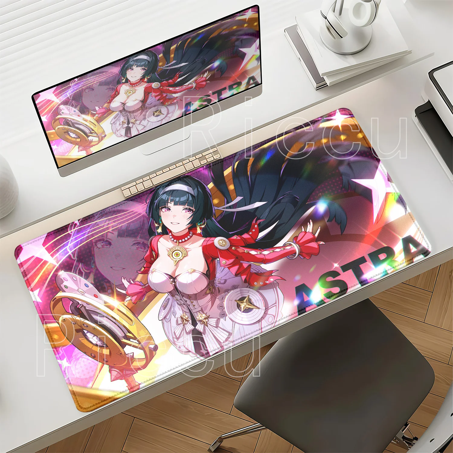 New Astra Yao Zenless Zone Zero ZZZERO ESports Mouse Pad PC Gaming Non-slip Office Carpet Keyboard HD Printing Overlock Desk Mat