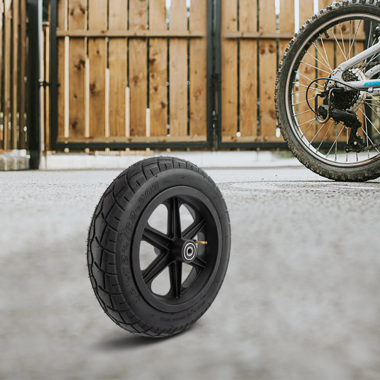 

12-дюймовая внутренняя и внешняя шина с колесной ступицей 10x2.50 1/4 (62-203) — цельноколесная шина для электровелосипеда, аксессуары для замены шин