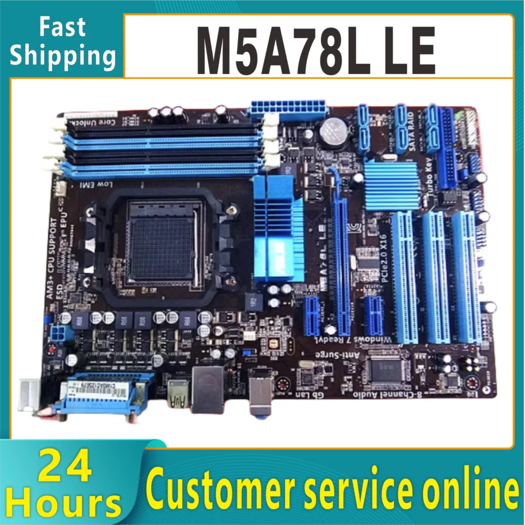 

M5A78L LE motherboard slot AM3+DDR3 16G for 760G 970M FX original desktop motherboard 100% testing