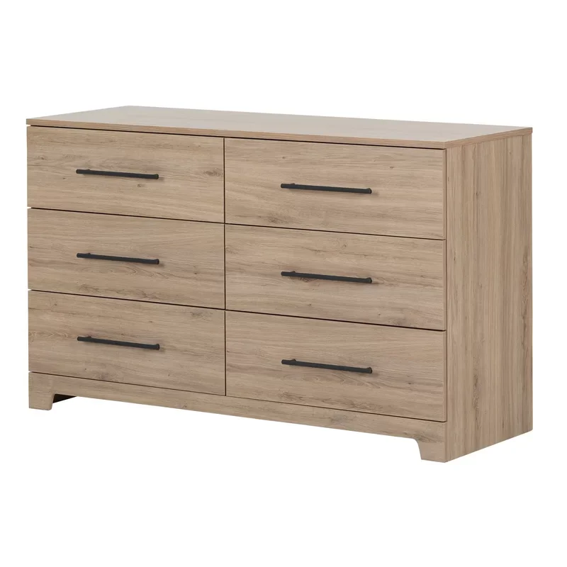

For Wholesale Supply MDF Board Living Room Furniture 6 Drawer 47.2'' W Womens Dresser for Bedroom