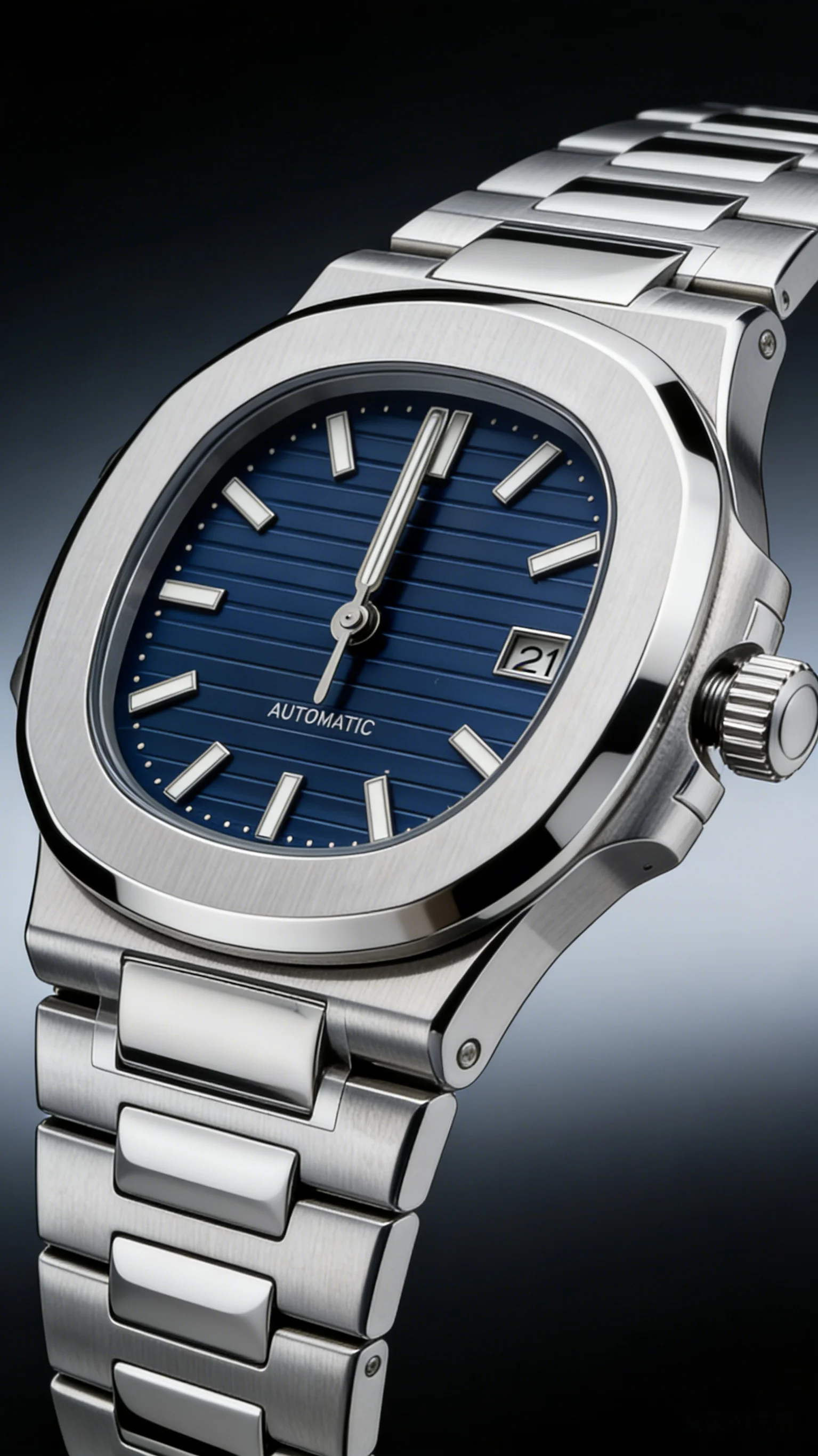 NH35 자동 기계식 시계 남성용 40mm 스테인레스 - Patek Philippe Watch Nautilus 리뷰 및 가격