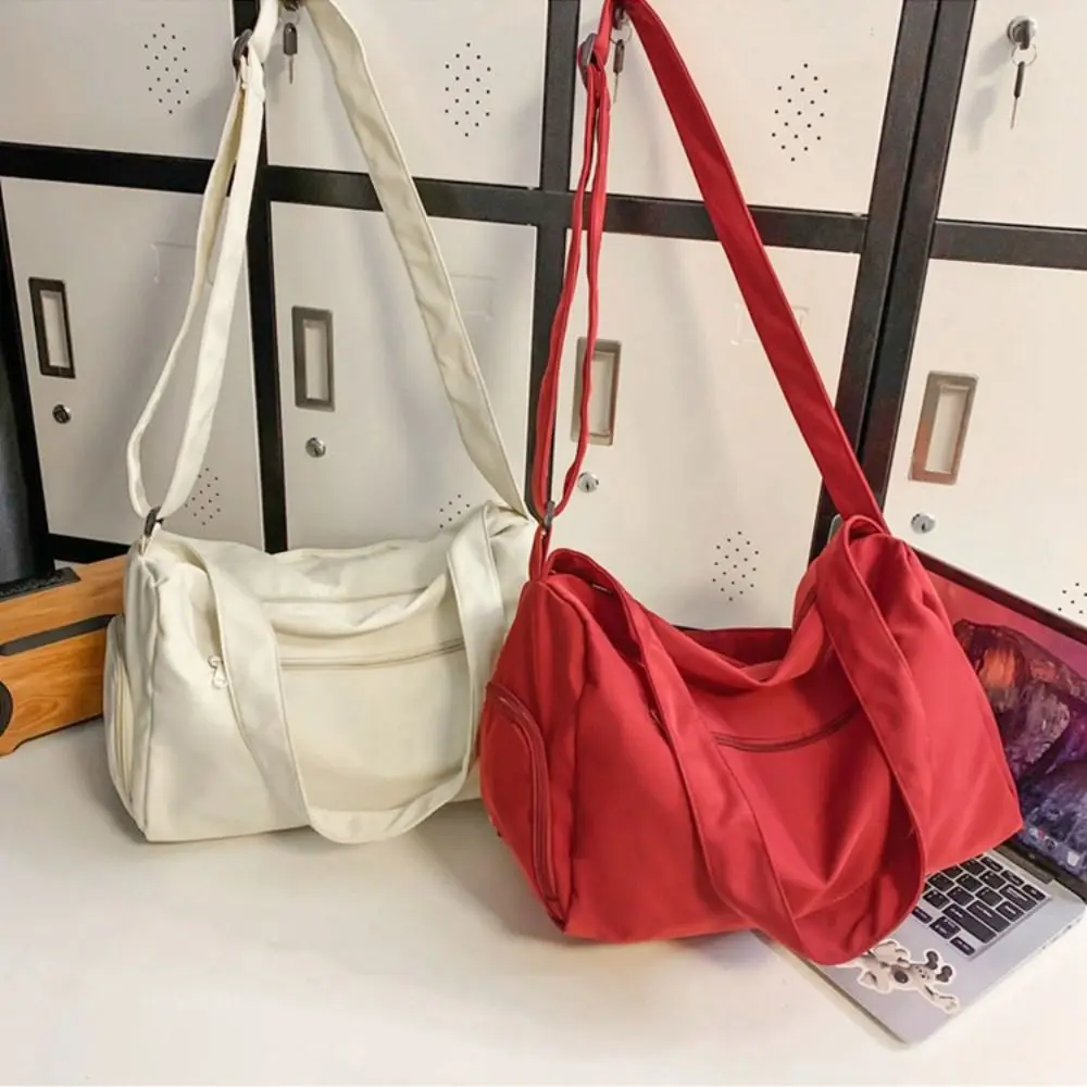 Ins Large Capacity Travel Duffle Bag Waterproof Handheld Travel Luggage Bag Business Trip Sports Messenger Bag Women