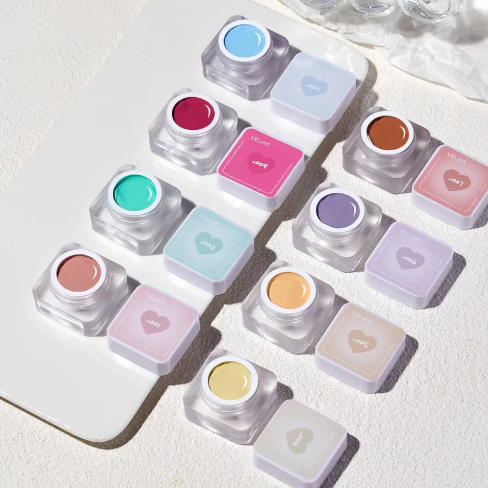XEIJAYI 20 Colour Nail Gel Polish Color Jelly Canned Solid Variable Clap Gel Soak Off UV Semi Permanent Paint Nail Pigment