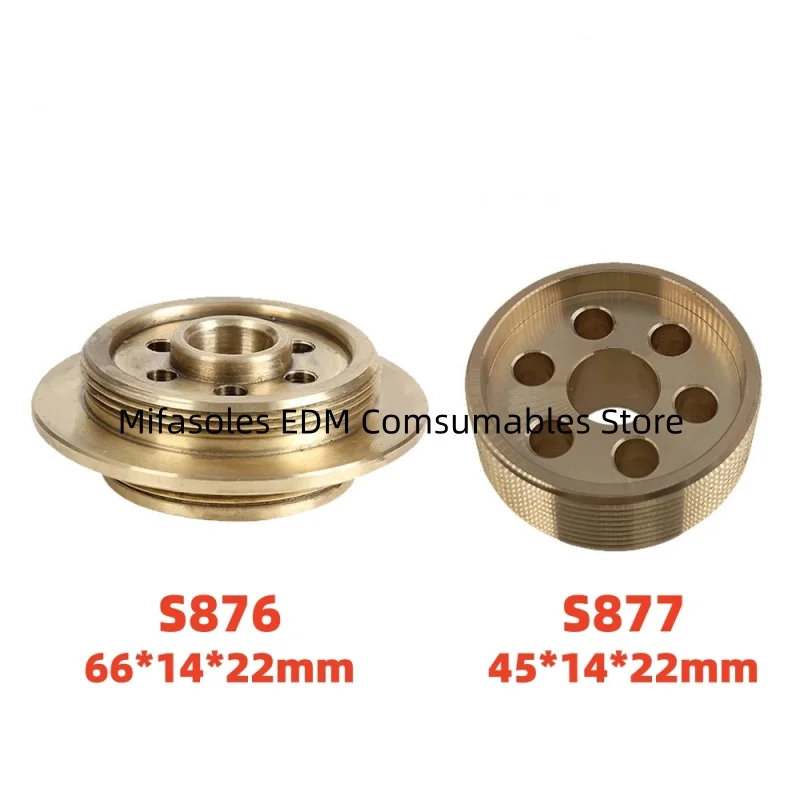 EDM Upper & Lower Diamond Wire Guide S876 66*24*14mm S877 45*22*14mm Die Guide Holder for SEIBU Service CNC Wire Cut Machine