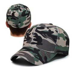 Full Fitted Closed Camouflage Tactical Stretch Caps Hats Men Dad New Military Flex Hiphop Bill Hat Fit Visor Baseball Era