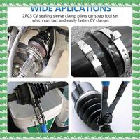 ONCE 2PCS CV Joint Boot Clamp Pliers For Automotive Repair Hose & Ear Clamp Tool Kit Dust Sleeve Ball Cage Disassembly Tools