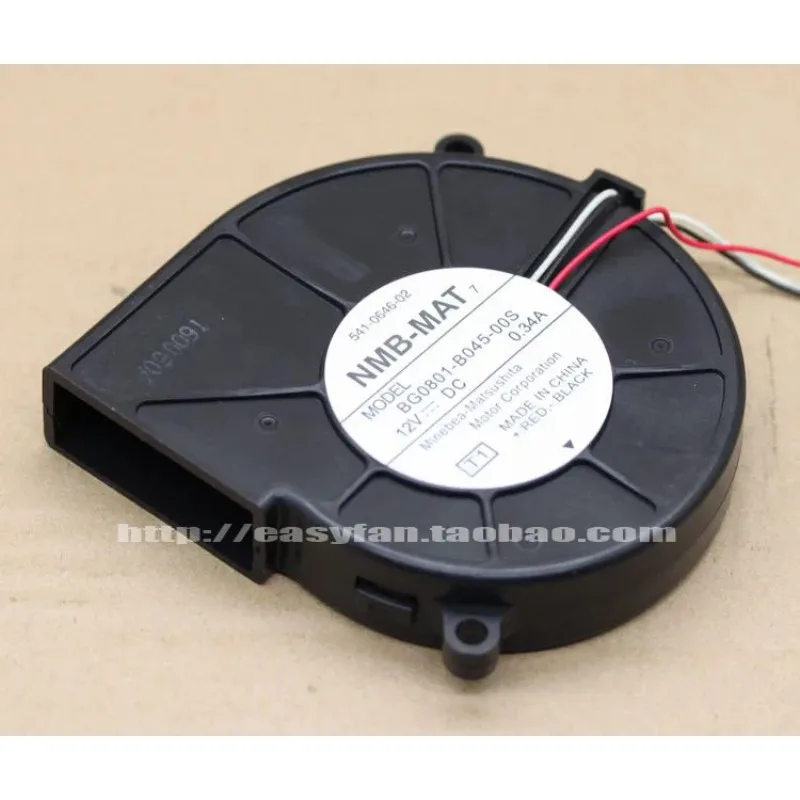 JFG For NMB-MAT Minebea BG0801-B045-00S 8CM 12V 0.34A Server Ultra Thin Turbine Cooling Fan