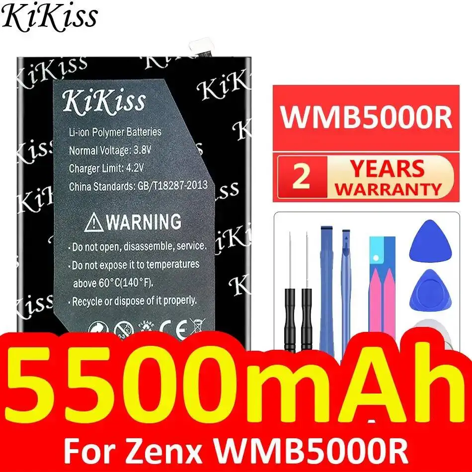 

Mobile Phone Battery Good Low-Temperature Performance 5500Mah High-Efficiency For Zenx WMB5000R