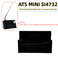 ATS MINI SI4732 DSP Radio Special 3D Printed Stand With Built-in Sound Guide Slot