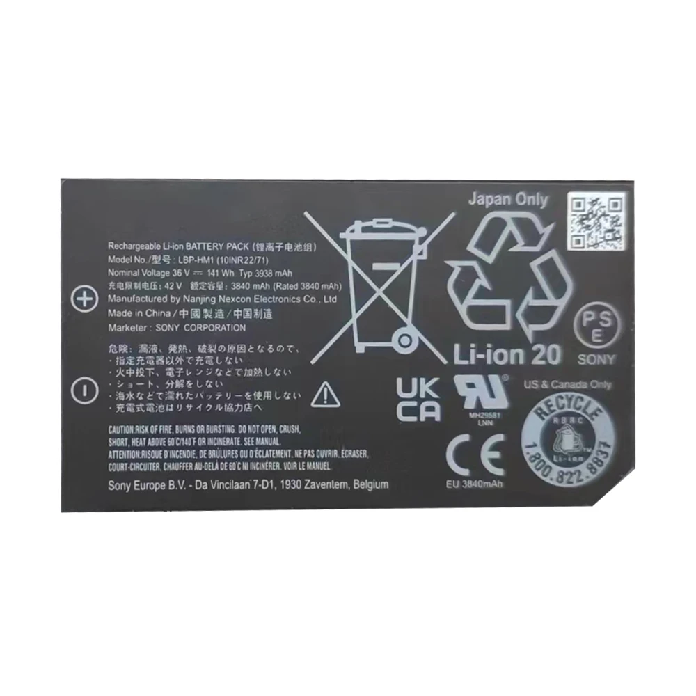 30 minute stay in the air, New original 3938mAh for sony Airpeak s1 LBP-HM1 battery