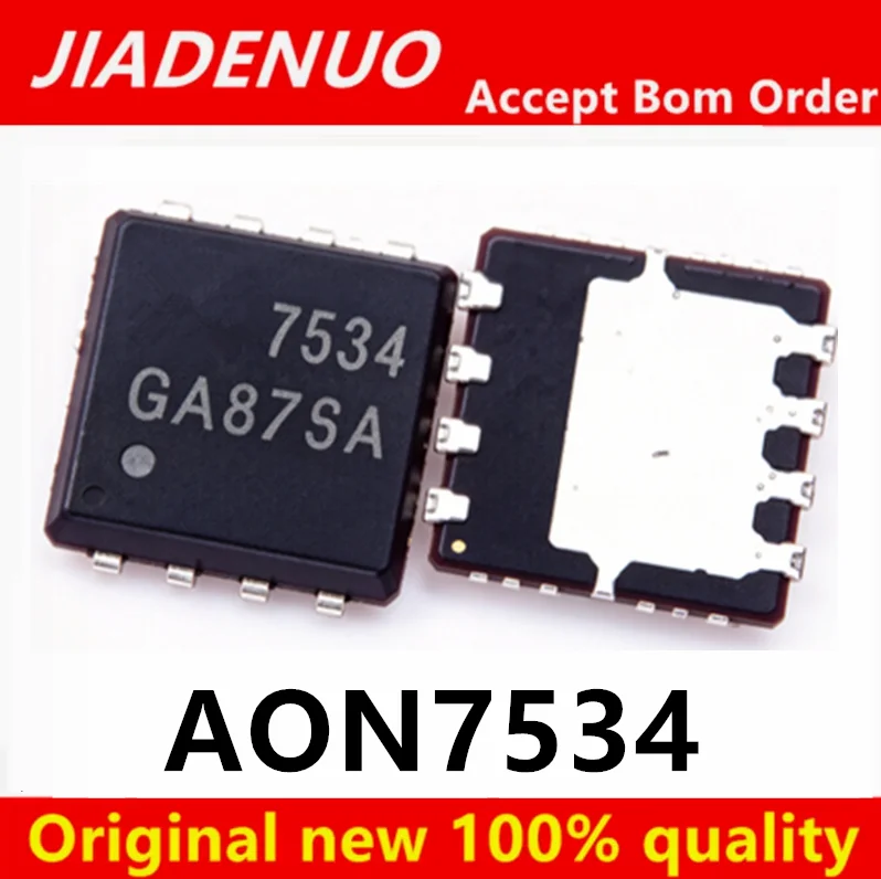(10piece)100% New AON7534 7534 AO7534 QFN-8 Chipset