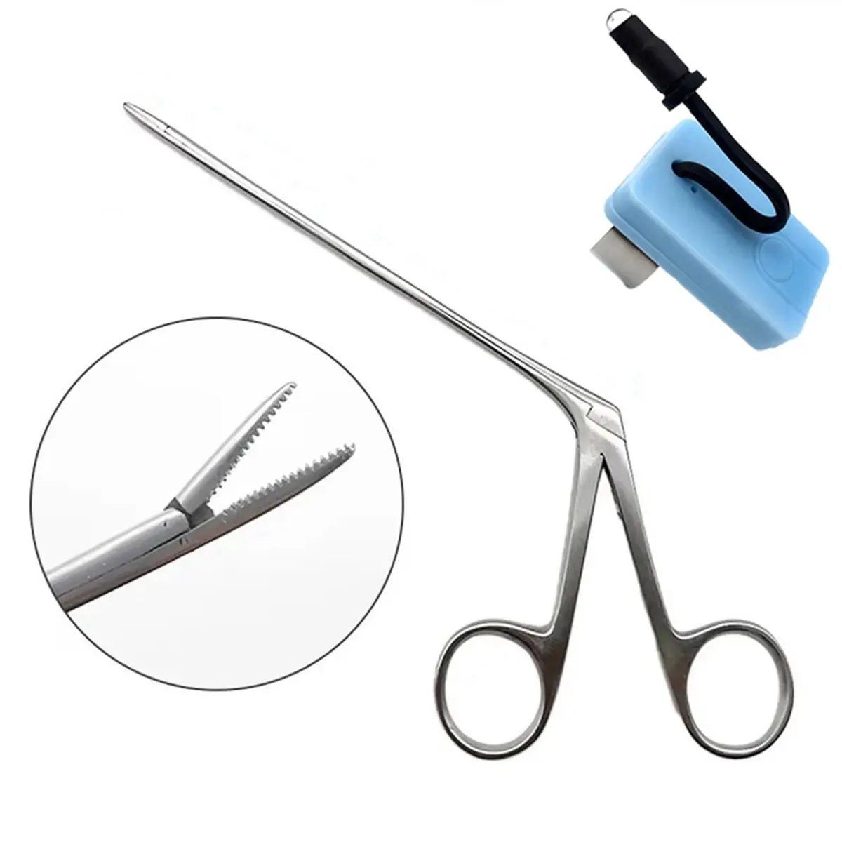 [N84R] Ear Wax Pick Tongs with Lights Earwax Remover Alligator Forceps Earpick Ear Nose Cleaning for Safe Ear Nose Cleaning