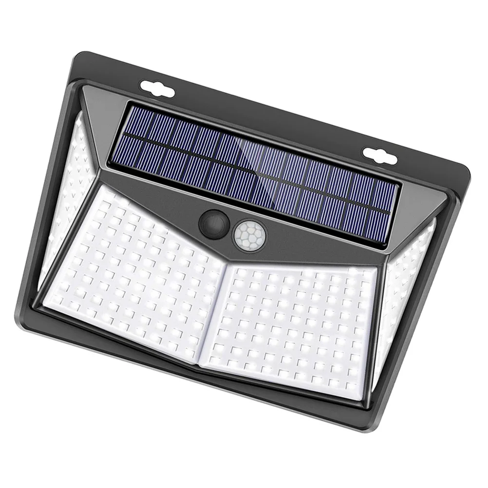 

Solar Outdoor Wall Light with Motion Sensor 208LED 270 Degree Brightness Auto on Off Waterproof Decorative Lights for Patio