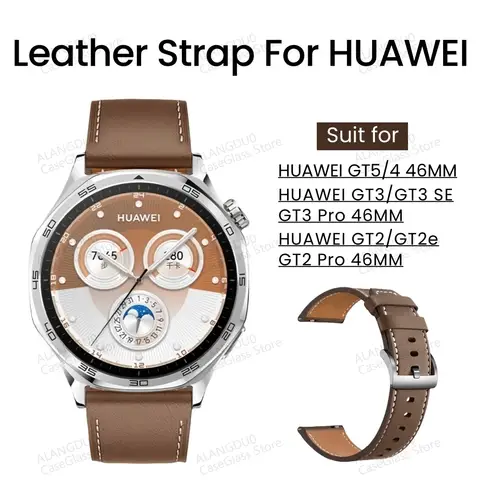 8 best sales läderarmband till Huawei Watch GT2 Pro - №3