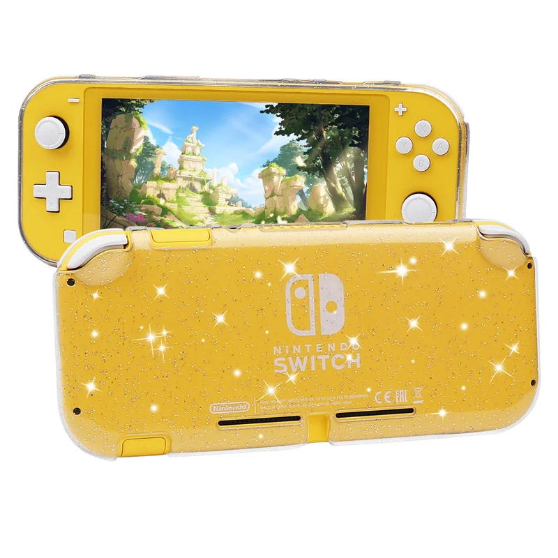 Przezroczysty ochronny miękkie błyszczące etui z TPU do Nintendo Switch Lite konsola wideo akcesoria do gier — zdjęcie 3
