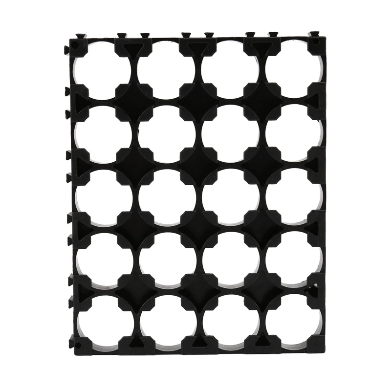 20 قطعة 18650 بطارية 4X5 خلية فاصل يشع قذيفة حامل بلاستيك قوس 18.4 مللي متر