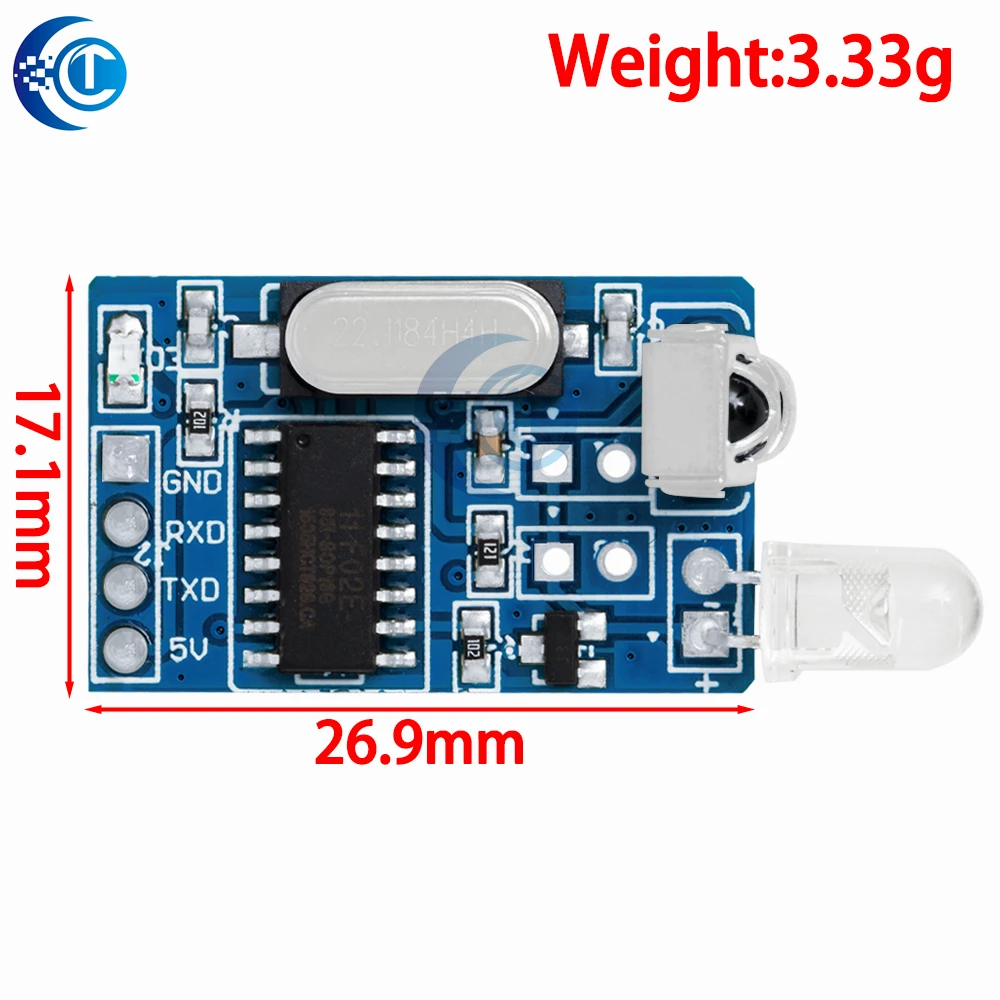 5V IR Decoder remoto a infrarossi codifica trasmettitore ricevitore modulo Wireless qualità in magazzino per arduino