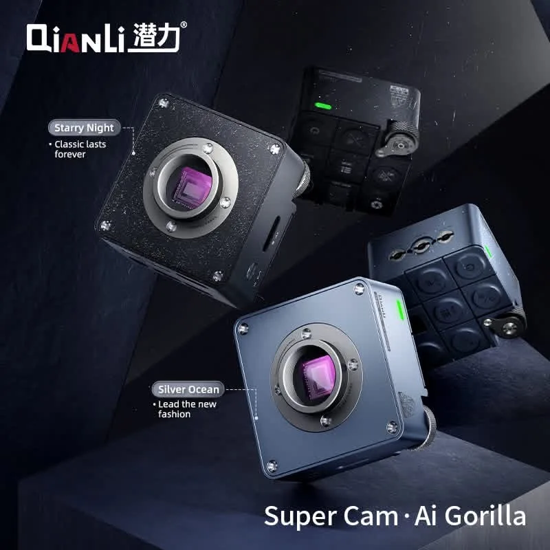 QiANL i Gorilla industrial camera/microscope CMOS image sensor can import high-definition real-time tutorials and connect to