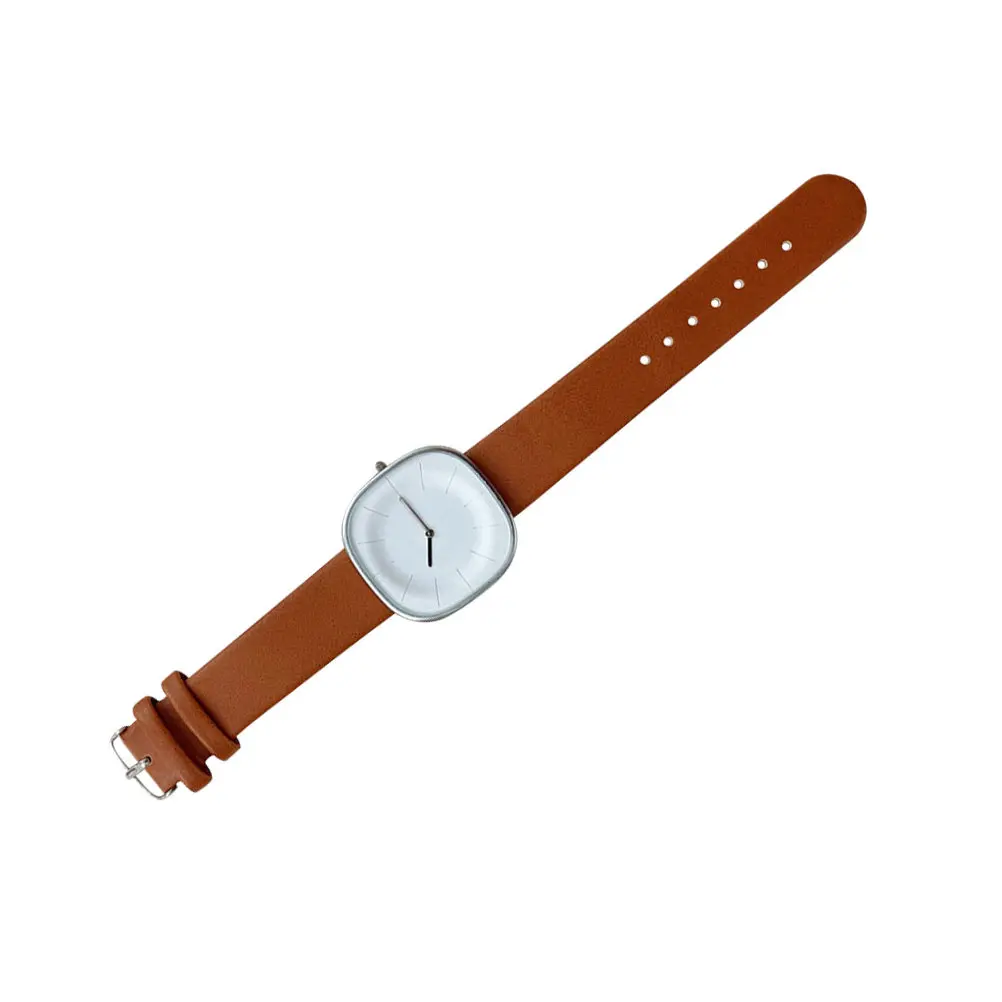 Wrist Watch For Winter Fashion Accessories Stylish Women Simple Design White Dial Strap Comfortable