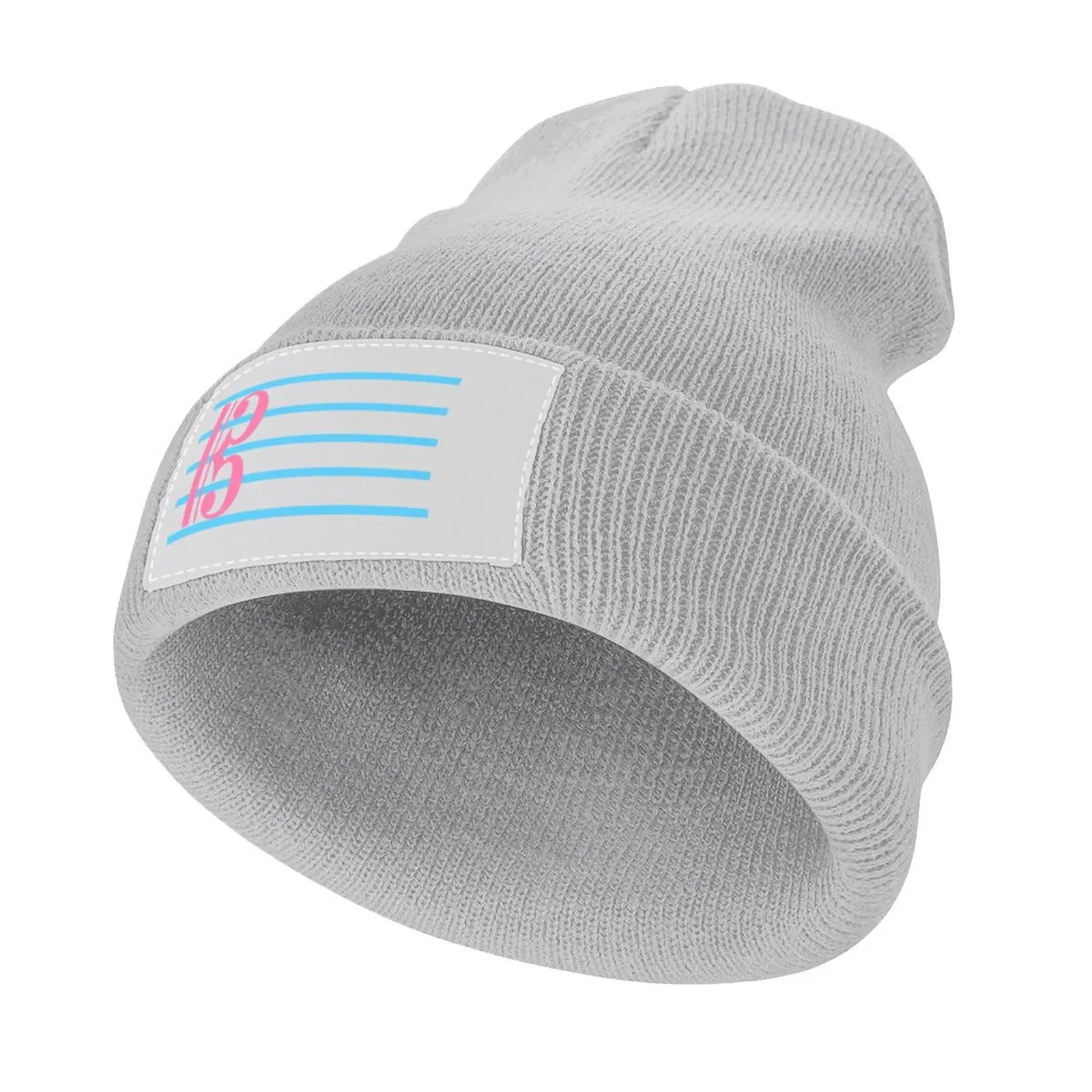 Trans Pride Alto Clef (no background) Knitted Hat fashionable Caps Women's Hats 2023 Men's