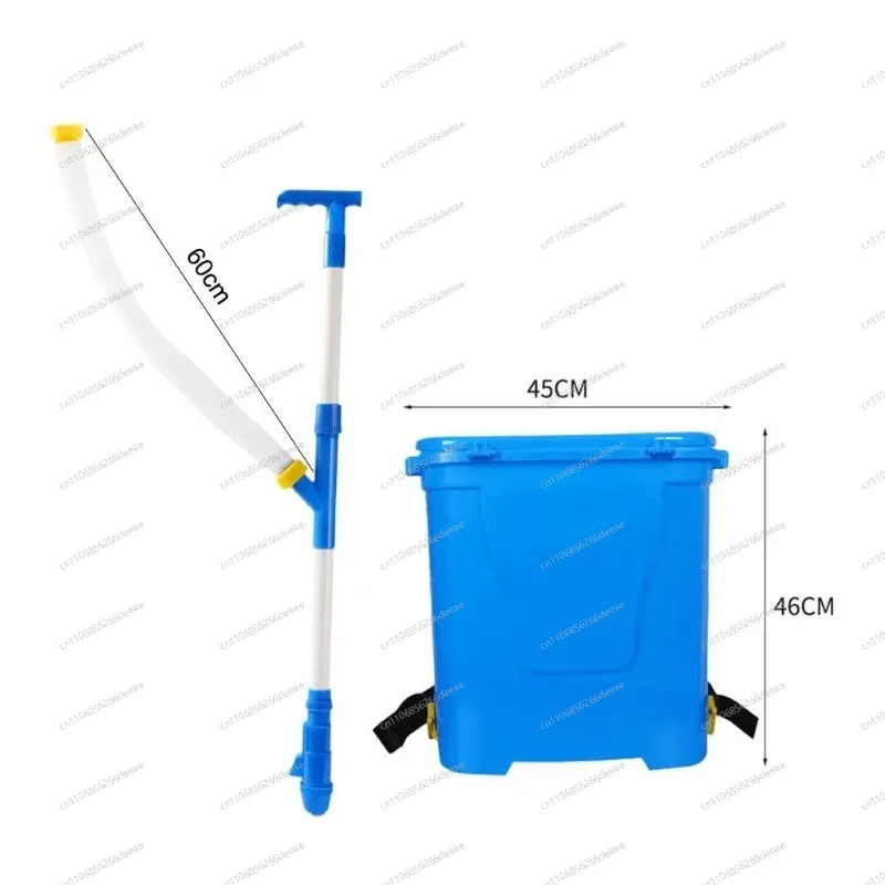 Professional 25L Hand Operated Fertilizer Spreader Portable Garden Seeding And Fertilizing Tool For Farm Crops