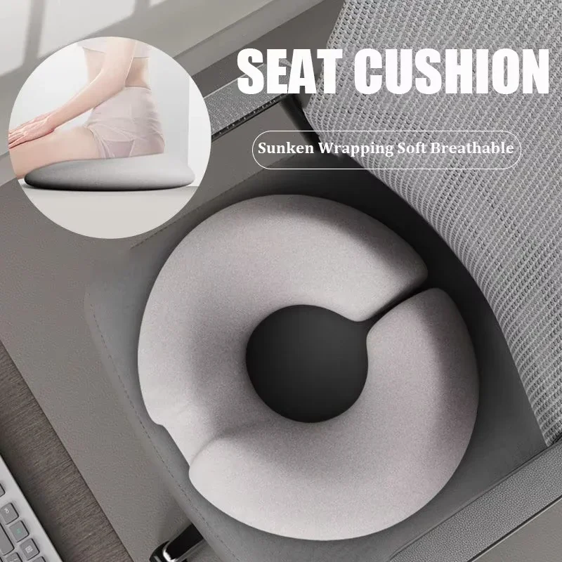 Ergonomic Orthopedic Seat Cushion Multifunctional Hip Support Office Pillow Pad for Pregnant Comfortable Seating Decompression