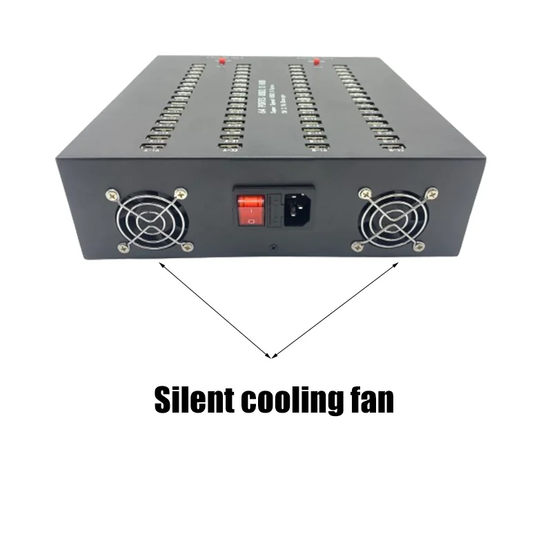 40-Port USB Charging Station 300W Multi Port Charger 5V 2.4A Max Fast Charge Hub for iPhone iPad Samsung Tablet Phone