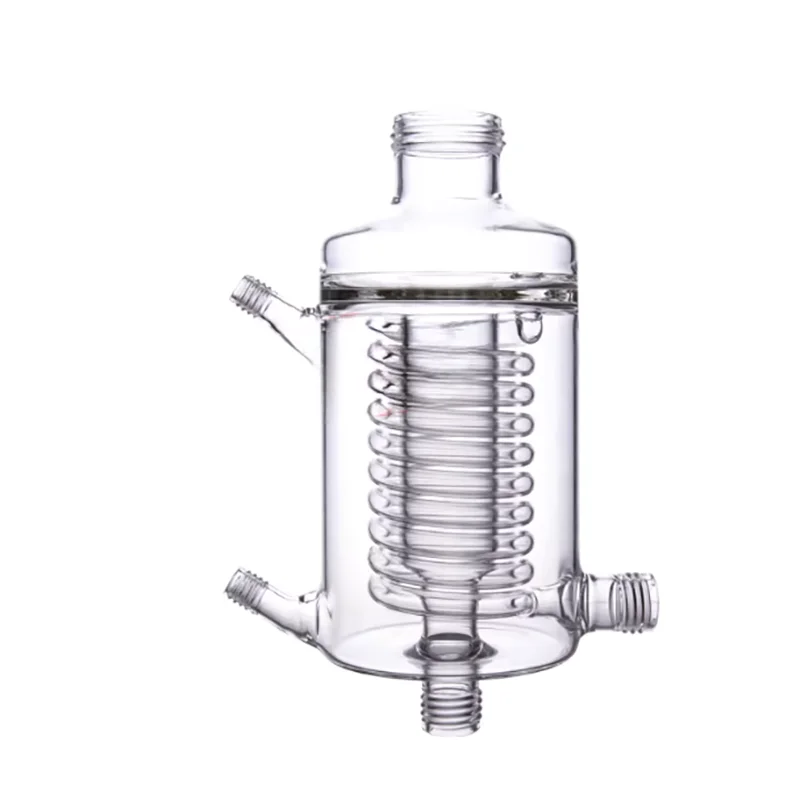Double GL45 bottle cap double-headed hybridization tube waste liquid detection sampling tube cell roller bottle view 3